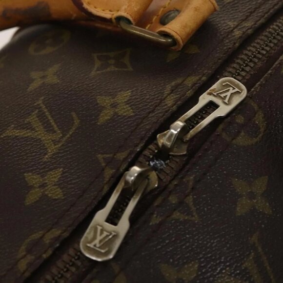 LOUIS VUITTON Monogram Keepall 55 Boston Bag M41424 LV Auth 132555 - Picture 14 of 16